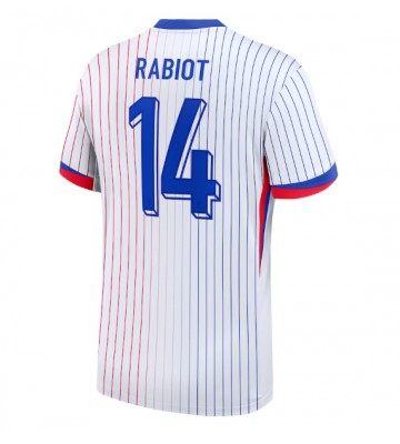 Frankrig Adrien Rabiot #14 Replika Udebanetrøje EM 2024 Kortærmet